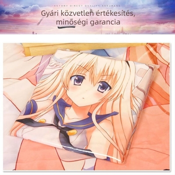 Hosszú testhez illő párnahuzat anime mintával, testreszabható nyomtatás, széles mintaválaszték