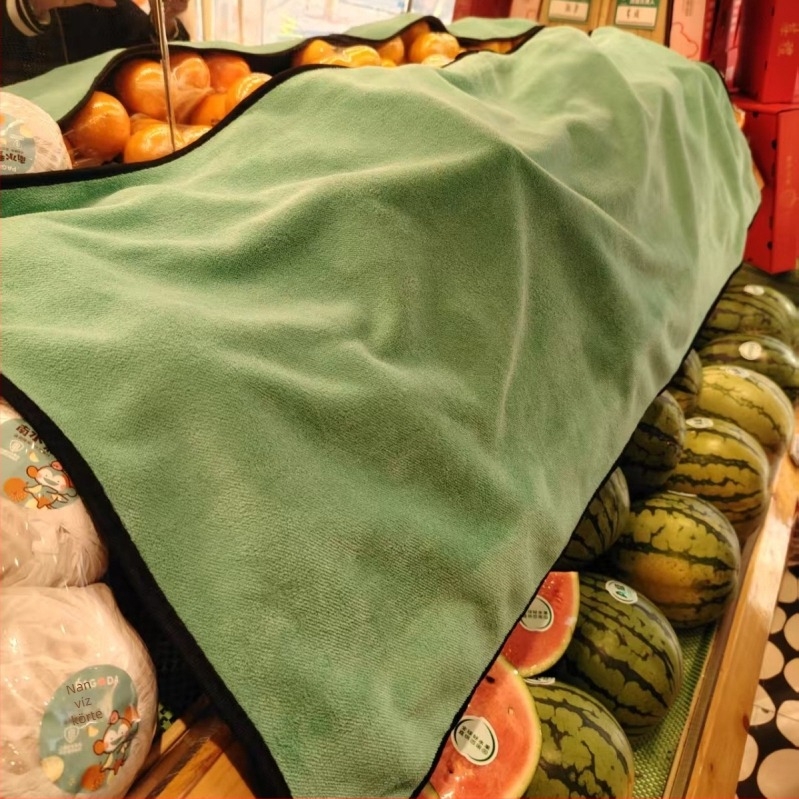 Kodak mikrofiber fedőkendő gyümölcs- és zöldséges üzletek számára, nedvességáteresztő a frissesség megőrzésére, pastoral stílus, alkalmas gyümölcs- és zöldségüzletekben és szupermarketekben
