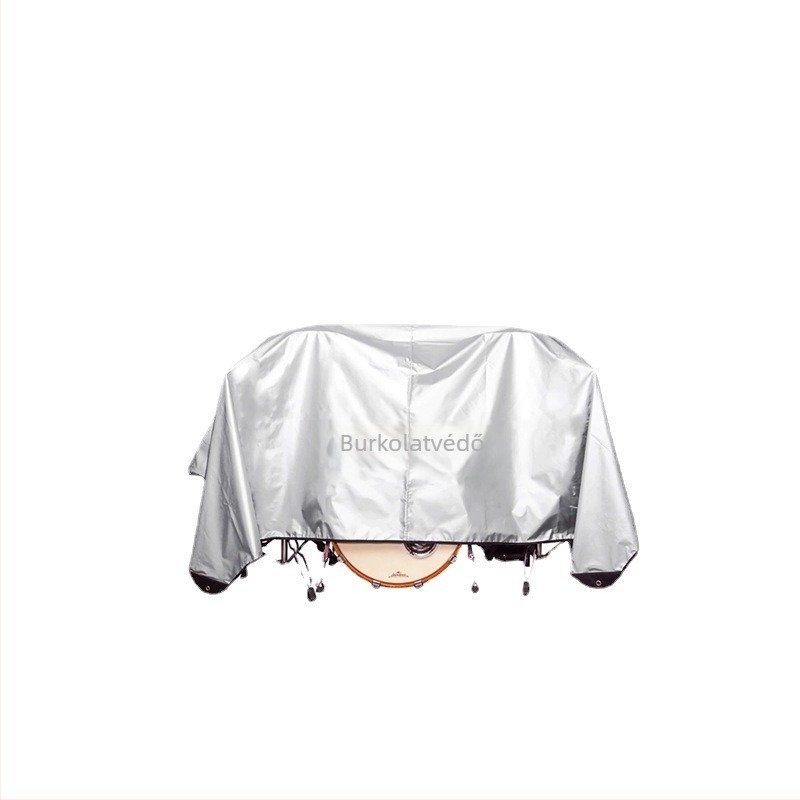 Porvédő takaró dobkészlethez és elektronikus hangszerekhez — vízálló, UV-álló és porálló; 420D Oxford anyag, poliészter rost, testreszabható