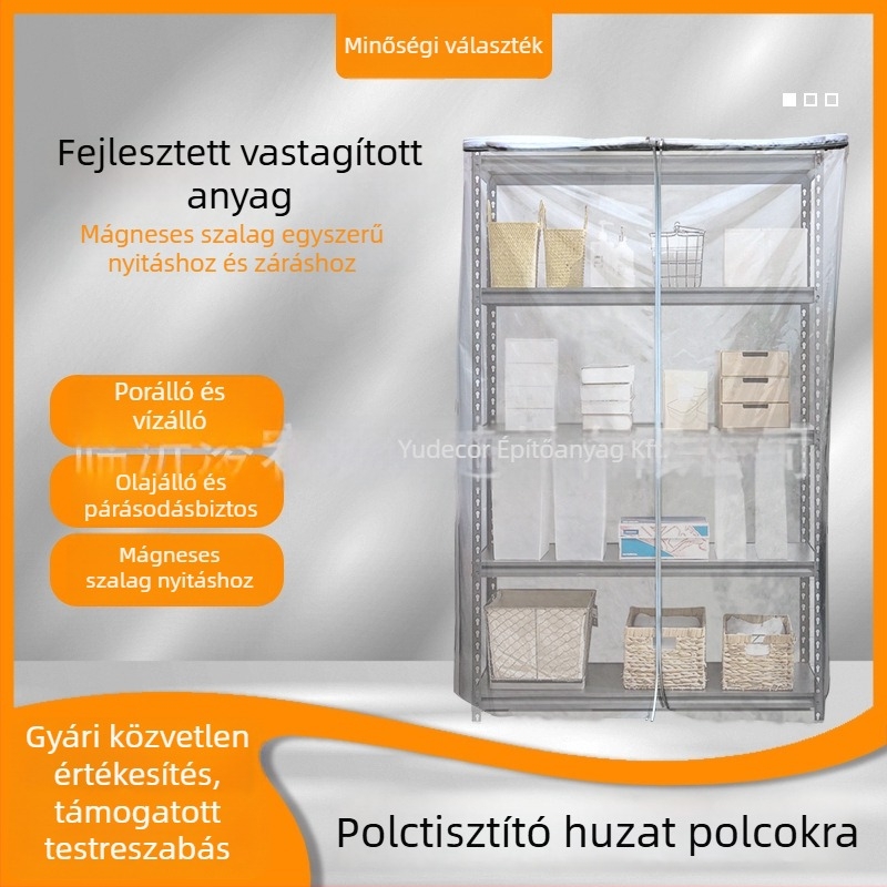 PVC polctakaró – por- és vízálló, olajálló, antistatikus védőfedél raktárakhoz