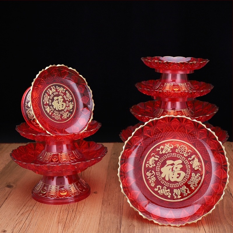 Buddha előtti adományozáshoz és a Vagyon Istene előtt gyümölcstál – Egyszerű stílus (Import: Nem; Márka: Egyéb)