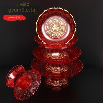 Műanyag gyümölcstál, fényűző retro stílus, 2021-ben piacra került