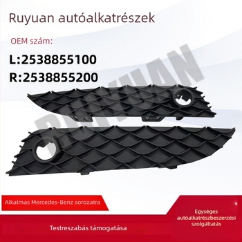 GLC W253-hoz előtti lökhárító szellőzőháló keret dekoratív elem, L2538855100 / R2538855200