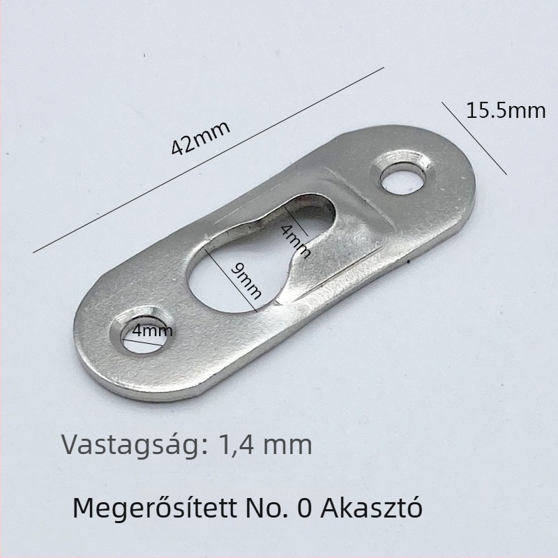 Stancolt fém No. 0 függőhorog keretekhez, rejtett falra szerelhető