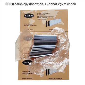 Keret szegek - Fém, Mechanikus kivitel, Szegek a hátsó panel rögzítéséhez, Karton csomagolás