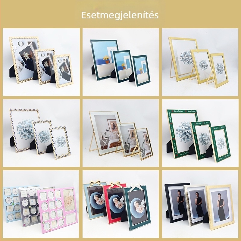 Hátsó panel fotókerethez, tömörfa, kézzel készített, modern minimalista stílus