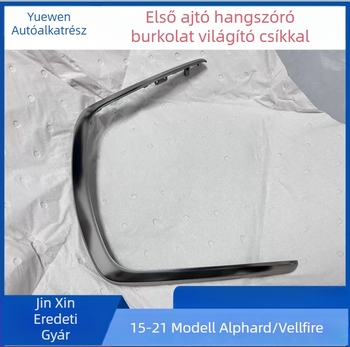 Toyota Alphard/Vellfire 30-as sorozat első ajtó hangszórófedél, fényes csíkkal és keretdíszítéssel (2015–2021)