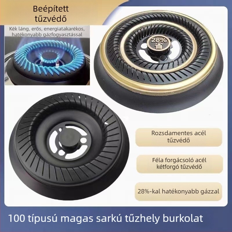Beépített gáztűzhely tartozék | Magas lábú égő; Tűzvédőfedél; Tűz megosztó; Anyag: mágneses anyagok; Kellékek: csavarok