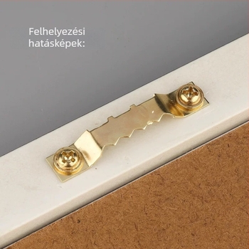Qijie fém elektroplátolt kétoldalú fogazott akasztó keret hímzéséhez (kód 1045)