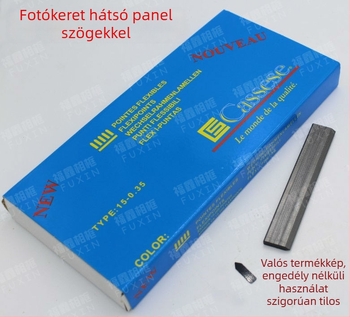 Fém szögek szögbelövőhöz — keresztszemes kiegészítők, hátoldali tartozékok a fényképkerethez