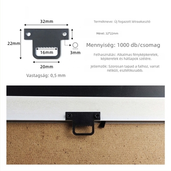 Jiayi fém függőelem dekoratív festményekhez – elektroplating, testreszabható