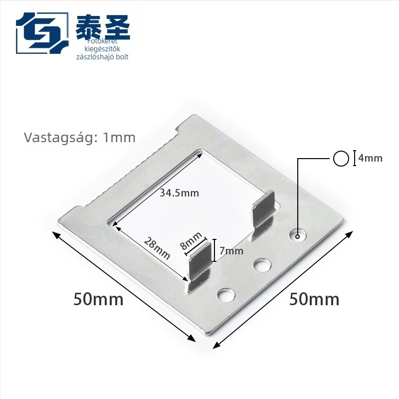 Taisheng fém fotókeret hátlap, modern minimalist stílus