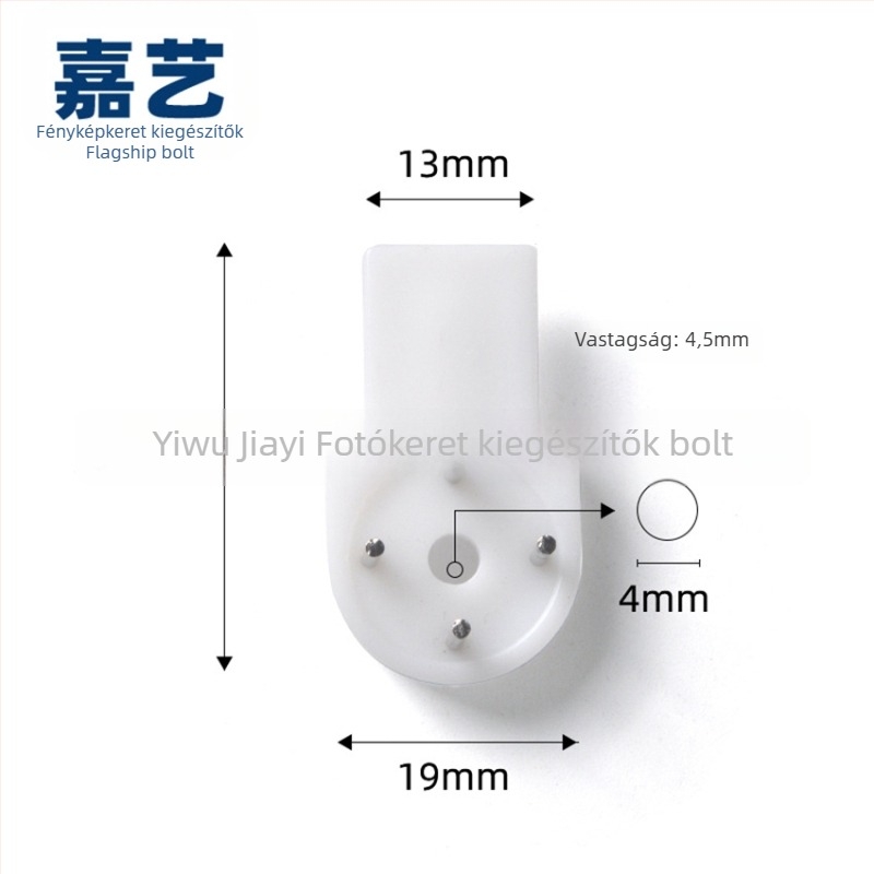 ABS falra szerelhető szegek, elektroplatín bevonat, zacskós csomagolás, testreszabható