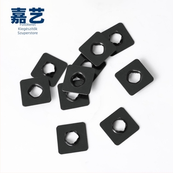 Fémes hátlap fotókerethez szalagcsatával, gravírozott, testreszabható, modern egyszerű stílus, nappalihoz és egyéb helyiségekhez