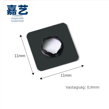 Fémes hátlap fotókerethez szalagcsatával, gravírozott, testreszabható, modern egyszerű stílus, nappalihoz és egyéb helyiségekhez