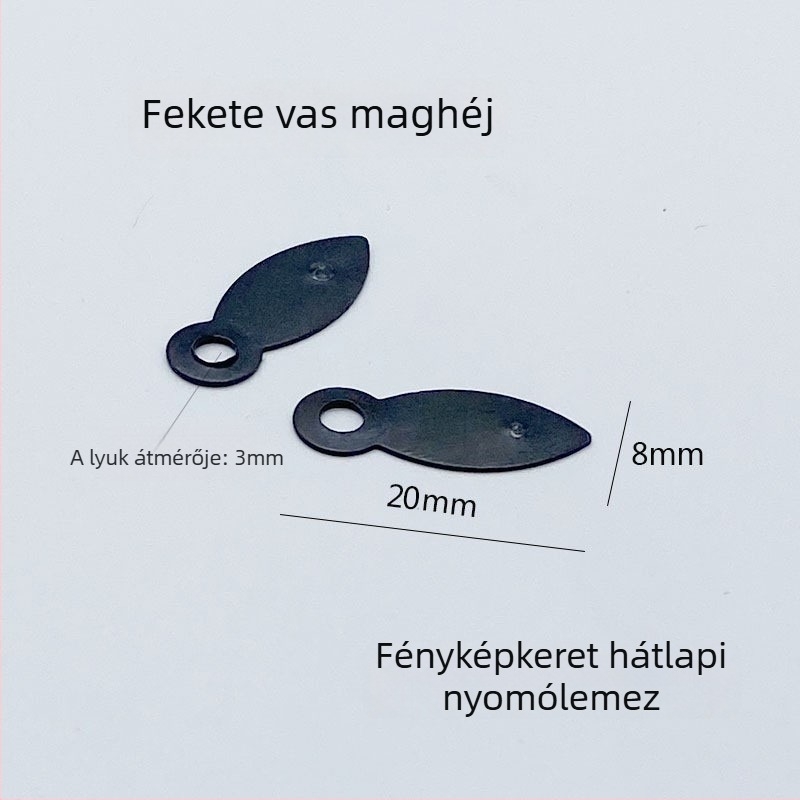 Fém hátlap fotókerethez, sajtolási technikával, modern minimalista stílus