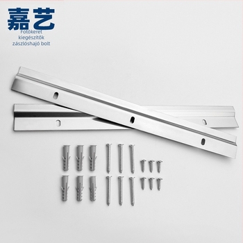 Jiayi fém Z-alakú fotókeret akasztóeleme, elektroplattált felülettel, modern minimalista stílus