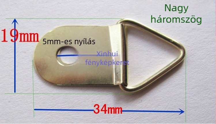 Fényképkerethez való akasztó, vasból, modern minimális dizájn, nappaliba, hálószobába és dolgozószobába