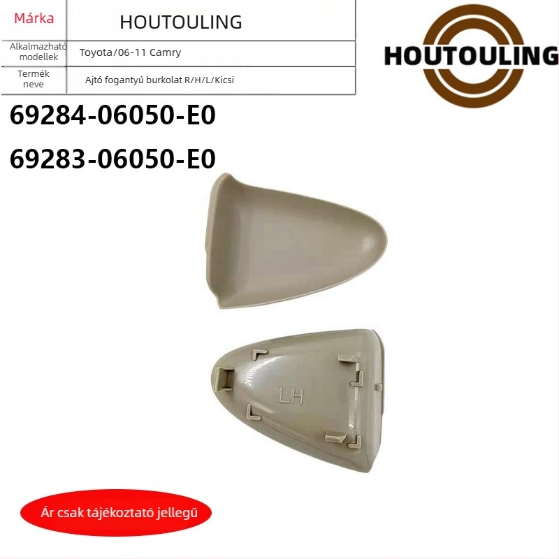 Toyota Camry 2006-2011 (hatodik generáció) belső ajtó fogantyú keretborítás, alkatrész 69283-06050, anyag: műanyag