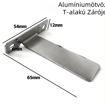 Alumíniumötvözet fotókeret hátlap tartó asztali állvány, alsó konzol, testreszabható, modern minimalista stílus