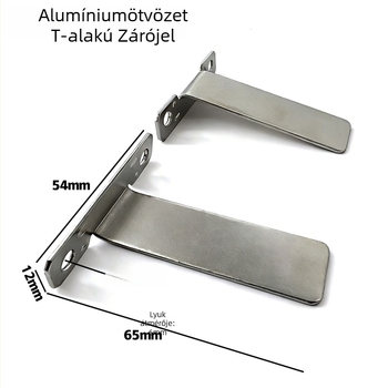 Alumíniumötvözet fotókeret hátlap tartó asztali állvány, alsó konzol, testreszabható, modern minimalista stílus