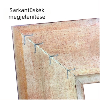 Képkeret sarokszeg - Fém, Sztancolás, Hyhpsyj, Szeg, Karton csomagolás