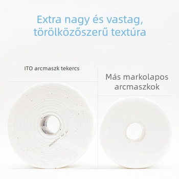 ITO farostból készült arctisztító kendő, egyszer használatos, puha az arc tisztításához, vastagabb, 250 g