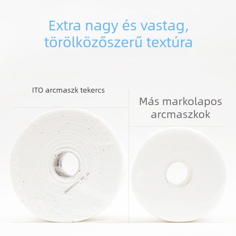 ITO farostból készült arctisztító kendő, egyszer használatos, puha az arc tisztításához, vastagabb, 250 g