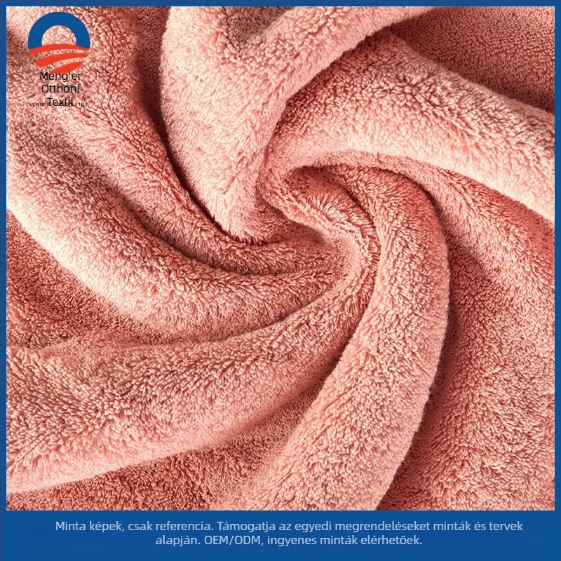 Pamut hotel törölköző, 100% pamut, 200 g/m²+, 16s szál, hímzés, jacquard, sima szövés