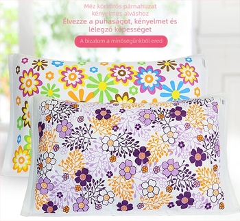 Kétszövésű géz párnaháló kendő, 100% pamut, puha és bőrbarát