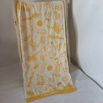 Arc- és törölköző pamut jacquard, kétoldalas frottír, súly 120–140 g