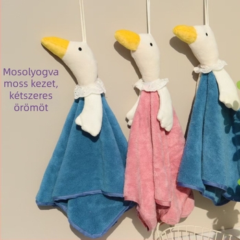 Dongchang Coral Velvet Kéztörlő, 150D, hímzett élzárás, 50–80 g