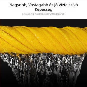 Autómosó törölköző korall plüssből, vastag, erős nedvességfelszívódás, bolyhosodásmentes, logó testreszabható