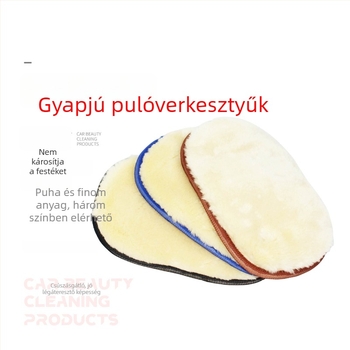 Autóápolási gyapjú kesztyűk, egyoldalas, SZJIEFENG — Anyag: kiváló minőségű gyapjú; Típus: tisztító fogyóeszközök; Márka: SZJIEFENG