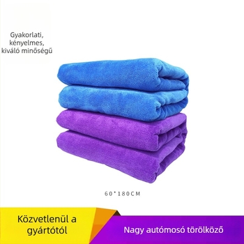 Autómosó törölköző mikroszálas anyagból – fakulásmentes, szálakat nem ad le, tartós