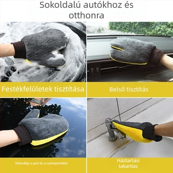 Autómosó kesztyű Coral Fleece anyagból, Plush Bear Paw márka