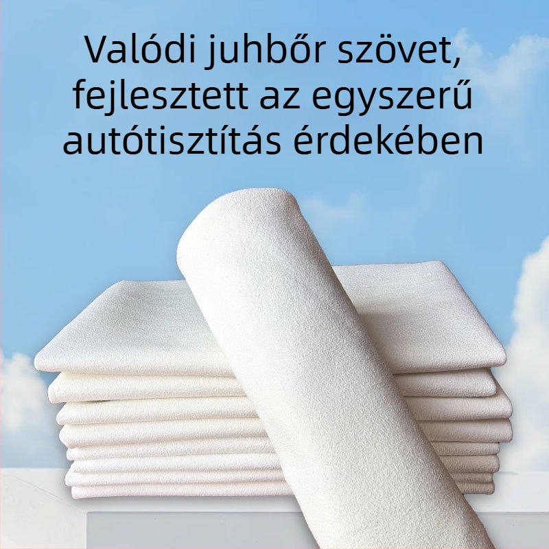 Autó törölköző suede báránybőr, márka Jielushi, kód A-04, testreszabható feldolgozás
