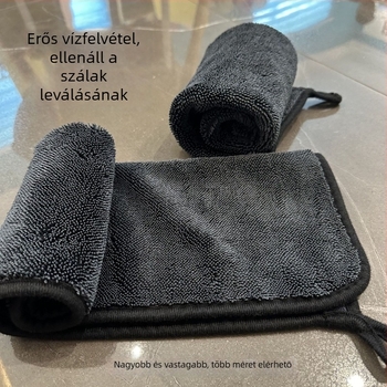 Multifunkcionális autótisztító kendő, twist cloth anyag, 600 g, egyszerű szövés