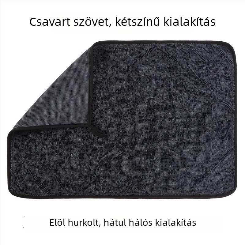 Multifunkcionális autótisztító kendő, twist cloth anyag, 600 g, egyszerű szövés