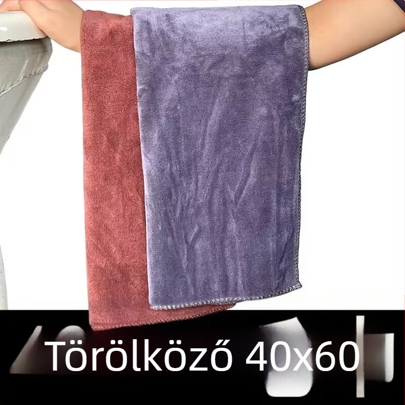 40x60 cm mikroszálas autó törlőkendő – többfunkciós tisztító kendő autóhoz és padlóhoz, kék