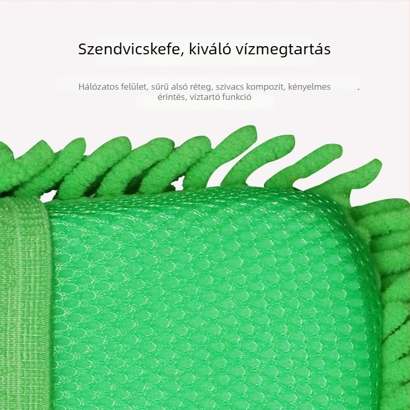 Chenille tisztító szivacs blokk autó részletezéséhez, korall velúr, nagy sűrűség