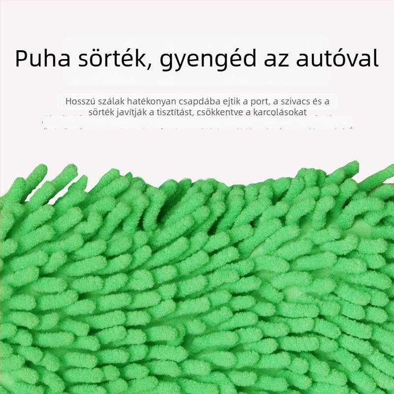 Chenille tisztító szivacs blokk autó részletezéséhez, korall velúr, nagy sűrűség