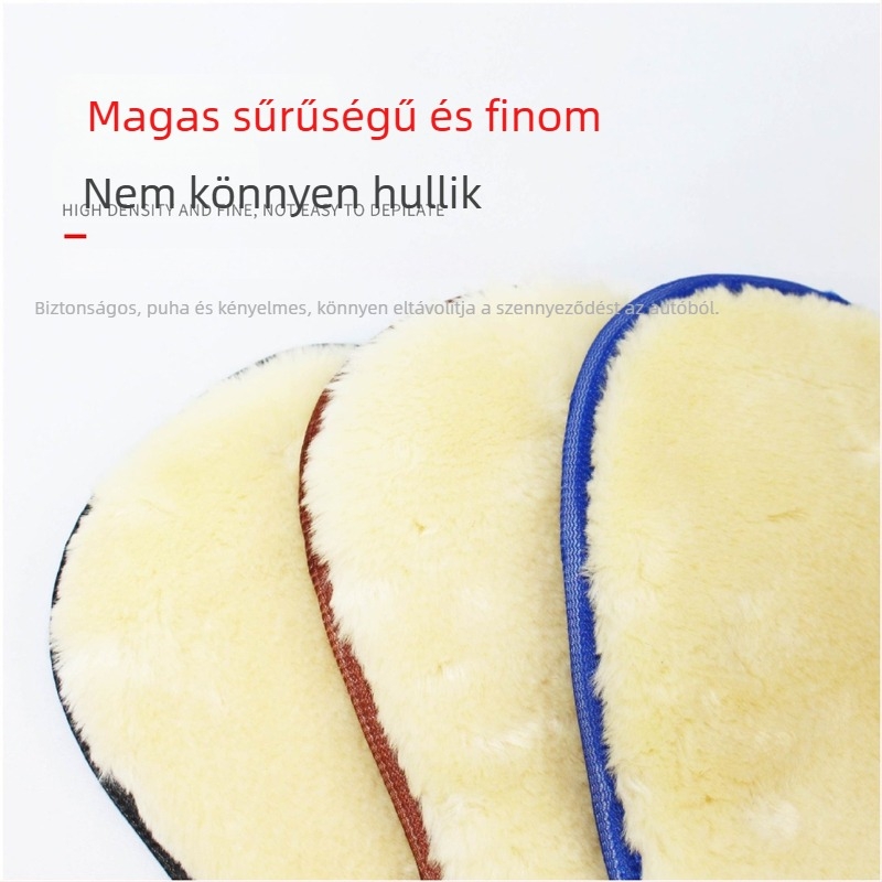 Autóápolási kesztyű korallgyapjúból, XJL márka, testreszabás nélkül.