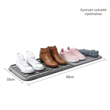 Cipőszárító matrac – poliészter, csíkos, modern minimalista stílus, vízlevezető funkció, gépi mosás