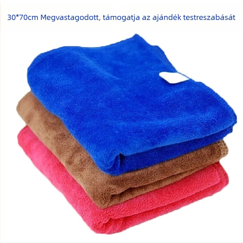 Autóápolási kendő belső tisztításra - szuperfinom rostok, szálmentes, megvastagodott, gyorsan száradó, vízfelvétel