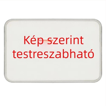 Egyedi kép alapján készített, műkasmír hatású szőnyeg, szabálytalan alakú, hálószoba melletti területre, nedvszívó és csúszásmentes fürdőszobai/bejárati szőnyeg.