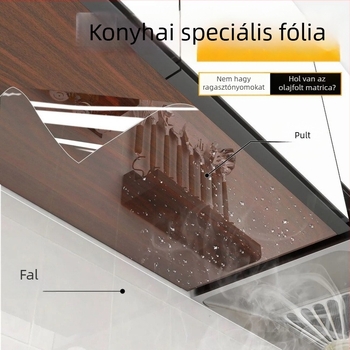 Átlátszó öntapadós védőfólia szekrényekhez – víz- és olajálló, ajtókhoz, asztalokhoz és bútorokhoz