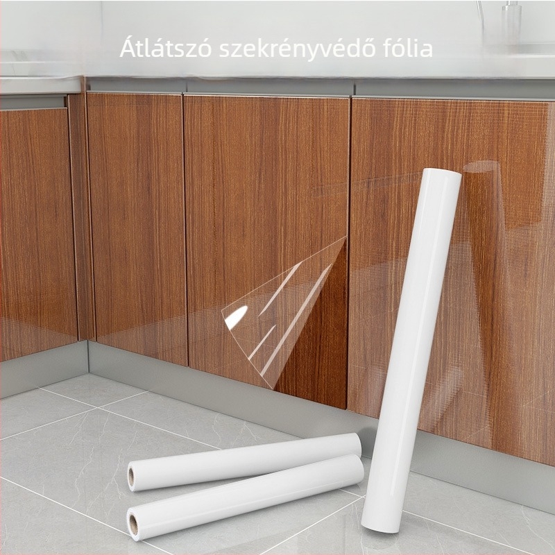 Átlátszó öntapadós védőfólia szekrényekhez – víz- és olajálló, ajtókhoz, asztalokhoz és bútorokhoz