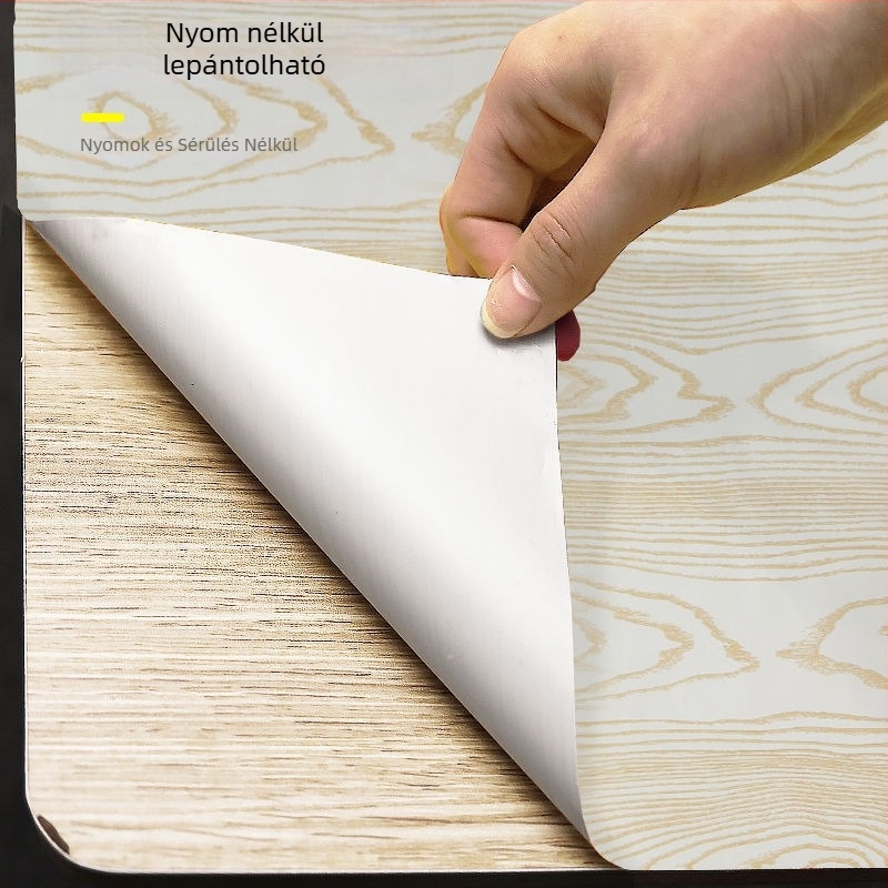 Különösen vastag faburkolat-szerű vinil matricák bútorfelújításhoz, PVC anyag, csíkos mintázat, kínai stílus, nappali