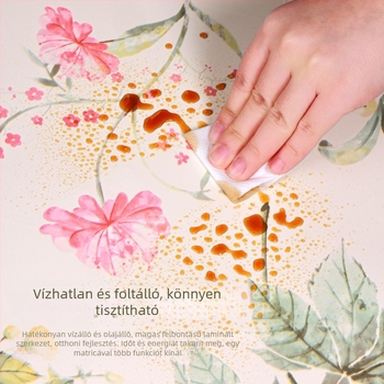 Szekrények és bútorok falimatrica – PVC anyag, növény- és virágminta, francia retro stílus, egyszerű, modern dizájn